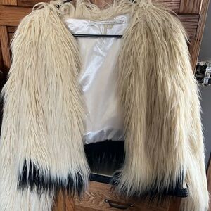 Twelfth Street by Cynthia Vincent Faux Fur Coat